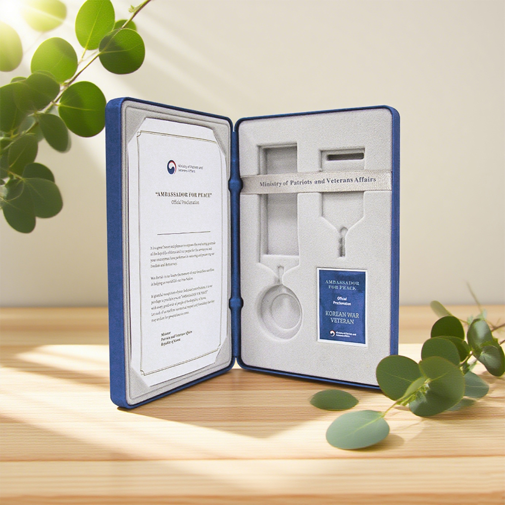 定制豪华pu皮革硬币奖章展示盒